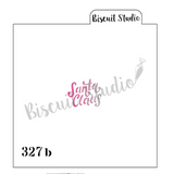 BS I believe /Santa Claus Stencil 2pc