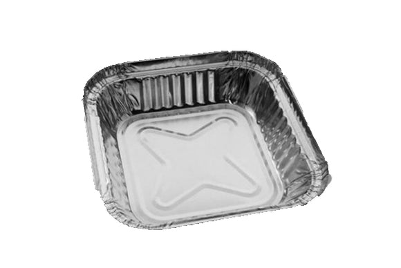 Foil Container 4173 Square with Board Lids 6's