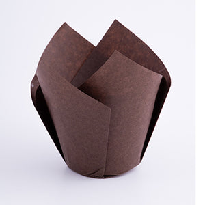 Carmen Tulip Cups 25s Brown