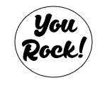 Stamp You Rock! 6cm