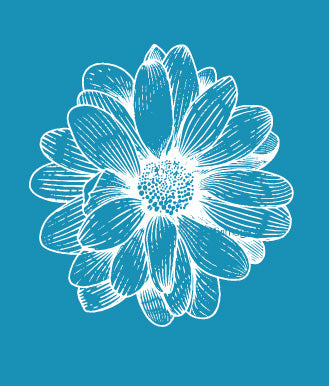 Dahlia Full Bloom – Mini Mesh Stencil