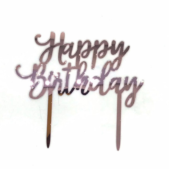 NP Topper - HBD Rose Gold *B5
