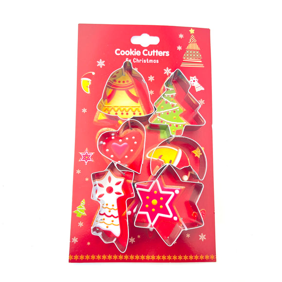 Cookie Cutter Christmas 6 pcs Assorted 2
