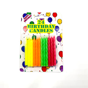 Birthday Candles Neon 24's