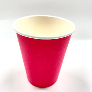 Deep Pink Paper Cups 10pcs