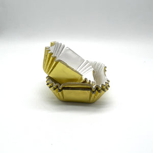 Gold Square Brownie Holders 40s
