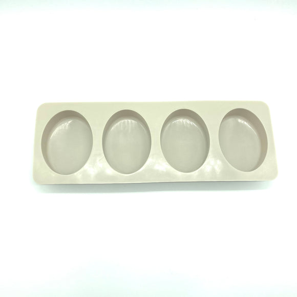 Silicone Flat Egg Chocolate Mould 4 Cavity