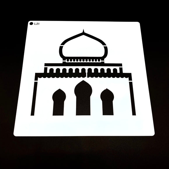 Eid Stencil Mosque Design