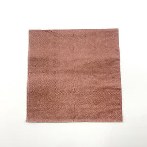 Brown Plain Colour Serviettes 20's