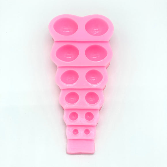 Round Multiple Silicone Mould 12 Cavity