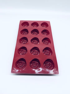 Rose Silicone 15 Cavity Mould