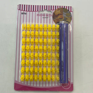 Mini Alphabet Press set
