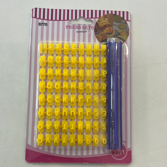 Mini Alphabet Press set