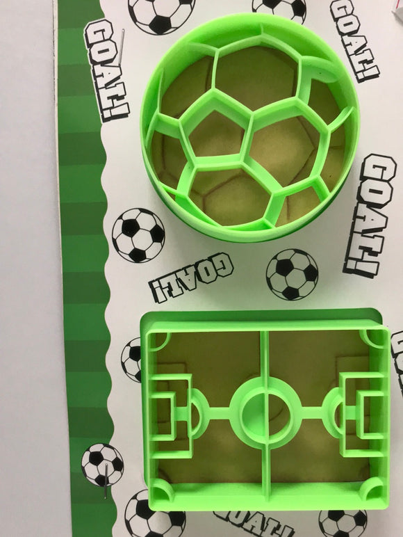 Goal Plastic Cookie Cutters 2pcs
