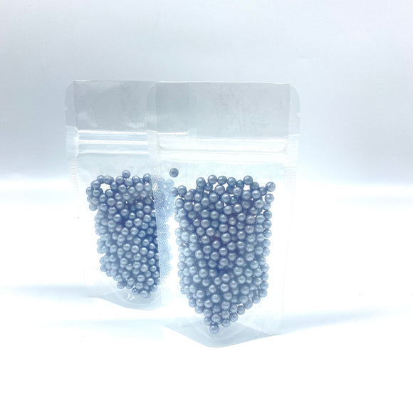 Sprinkles Balls Pearls - Metallic Silver 4mm 50g