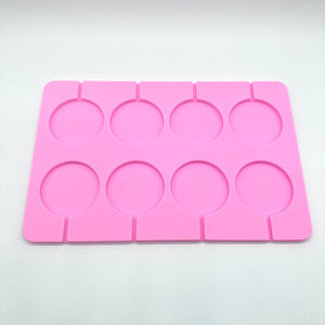 Lollipop Mould Silicone 8 Cavity