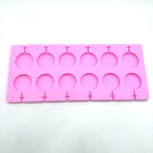 Lollipop Mould Silicone 12 Cavity