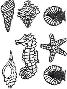 Barco Choc Mould - Shells and Seahorse (AA29)