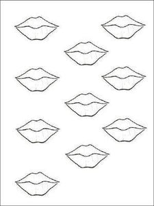 Barco Choc Mould - Lips (B113)