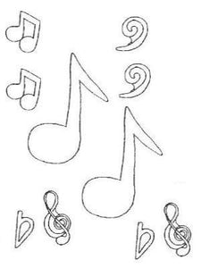 Barco Choc Mould – Music Notes (L05)
