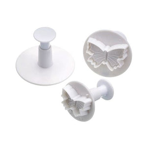 Veined Butterfly Plunger Cutter 3pcs